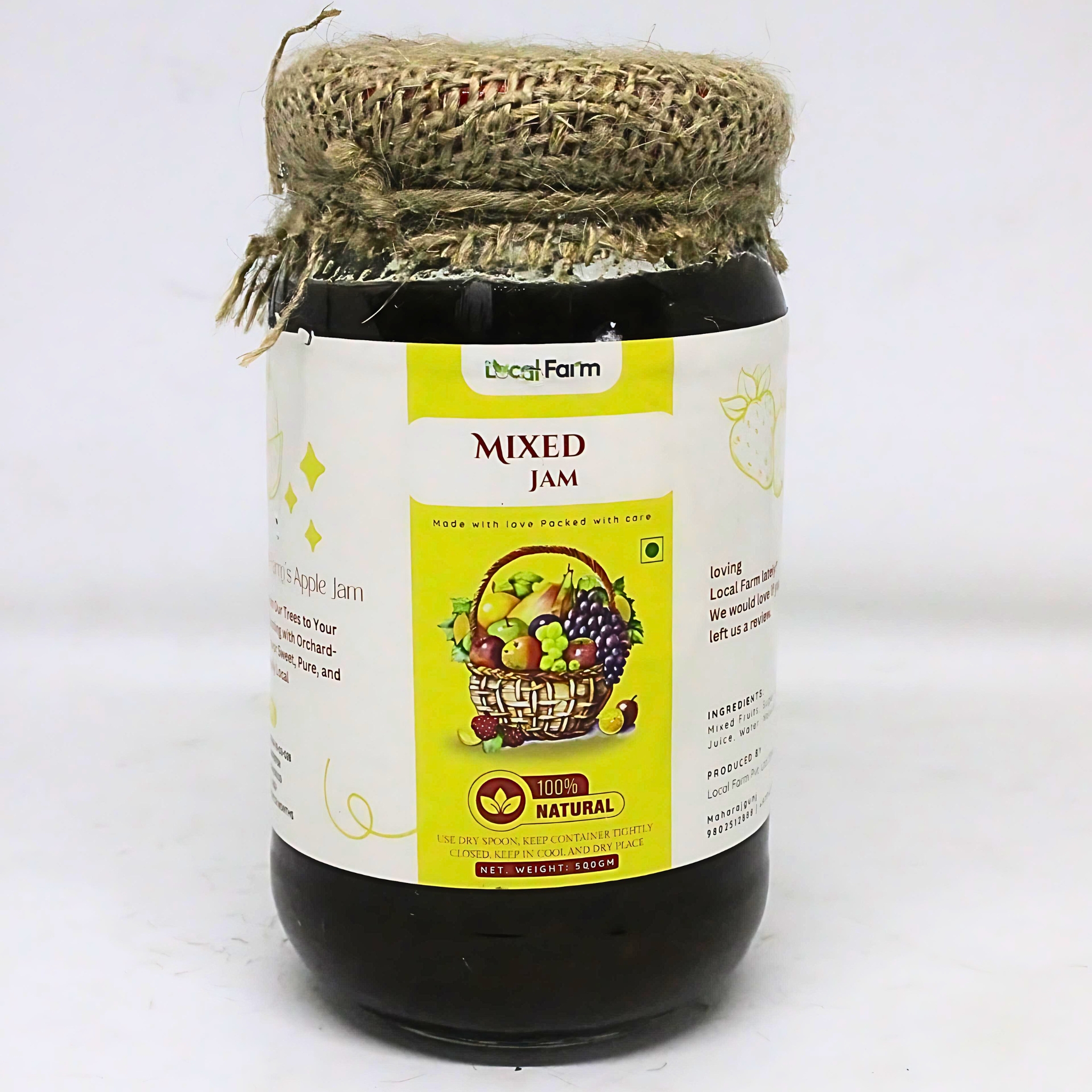 local farm mix jam 500g | fresh, handpicked fruit blend | no preservatives local farm mix jam 500g | fresh, handpicked fruit blend | no preservatives